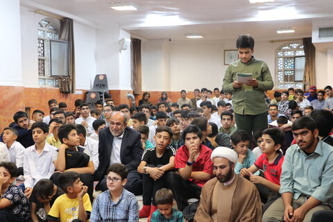 تصاویر| حضور بیش از 200 دانش آموز در مدرسه علمیه منصوریه