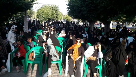 تصاویر/ تجمع حامیان عفاف و حجاب در شهرستان تکاب
