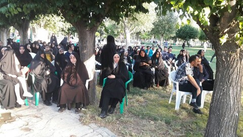 تصاویر/ تجمع حامیان عفاف و حجاب در شهرستان تکاب