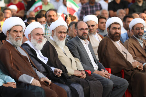 تصاویر / مراسم بزرگداشت شیخ هاشم مدرس قزوینی، مدافع حجاب با حضور نماینده ولی فقیه در استان قزوین