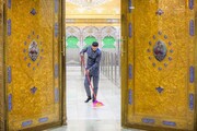 محرم الحرام کے لئے حرم امام حسین (ع) کی صفائی کا کام مکمل +تصاویر
