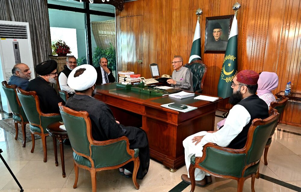 ایم ڈبلیو ایم پاکستان کے اعلیٰ سطحی وفد کی صدر مملکت عارف علوی سے ملاقات