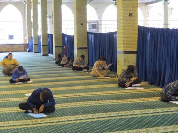 تصاویر/ آزمون ورودی حوزه‌های علمیه آذربایجان غربی در شهرستان خوی