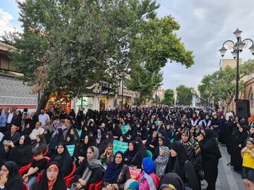 تصاویر/ تجمع عفاف و حجاب در خوی