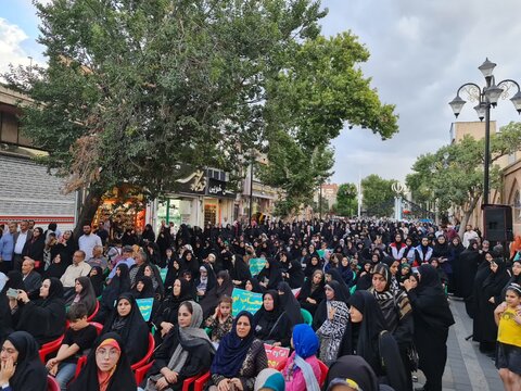 تصاویر/ تجمع عفاف و حجاب در خوی