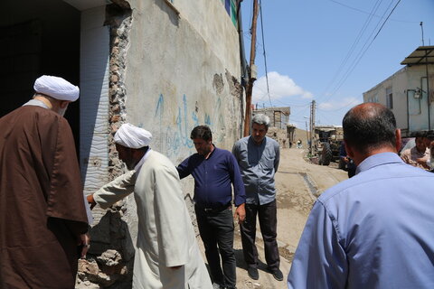 تصاویر / بازدید مسئولان حوزوی از فعالیت های گروه جهادی طلاب استان آذربایجان شرقی در روستای سقای شهرستان ورزقان