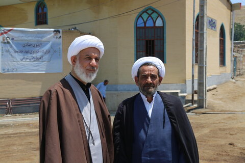 تصاویر / بازدید مسئولان حوزوی از فعالیت های گروه جهادی طلاب استان آذربایجان شرقی در روستای نگارستان