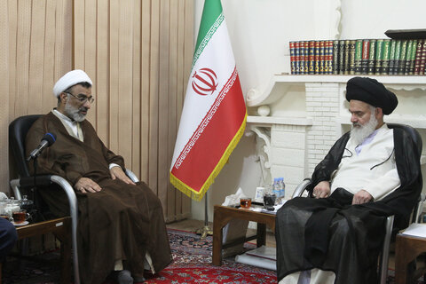 آیت الله حسینی بوشهری در دیدار دبیر شورای عالی انقلاب فرهنگی