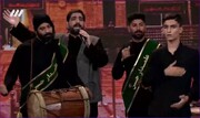 فیلم | مداحی سید مجید بنی‌فاطمه و دمام زنی رضا هلالی در حسینیه معلی