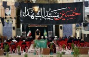 تصاویر| مراسم سوگواری شهادت اباعبدالله الحسین(ع) در مسجد شهدای شیراز