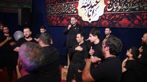 مراسم سوگواری دهه اول محرم در مصلی مهرشهر