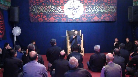 مراسم سوگواری دهه اول محرم در مصلی مهرشهر