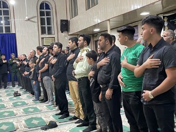 تصاویر/ مراسم عزاداری امام حسین (ع) در  بیله سوار