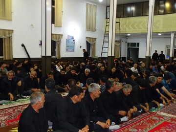 تصاویر/ حضور امام جمعه چهاربرج در مراسم عزاداری روستای قپچاق