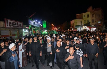 تصاویر| مراسم سوگواری و عزاداری شب دوم محرم در حرم مطهر سید تاج الدین غریب(ع) و هیئت جوانمردی