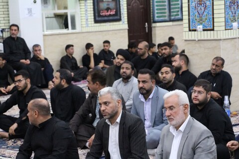 مجلس عزای حسینی در مرکز علمی فرهنگی امام حسین(ع) اهواز