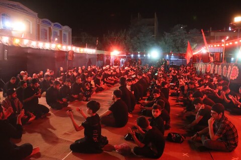 تصاویر/ دومین شب از مراسم عزاداری امام حسین (ع) در میاندوآب