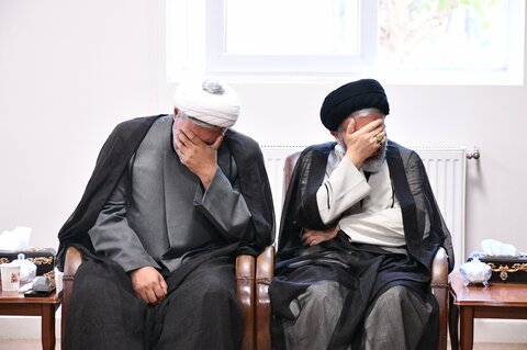 تصاویر/  مراسم سوگواری روز  دوم محرم با حضور علماء و روحانیون در دفتر نماینده ولی فقیه در آذربایجان غربی
