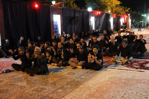 تصاویر / مراسم سومین شب از عزاداری محرم در شهرستان تکاب