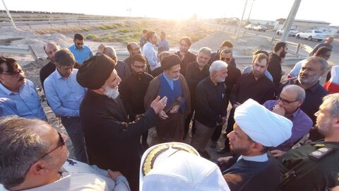 بازدید نماینده ولی‌فقیه در خوزستان از زیرساخت های اربعین در مرز بین‌المللی شلمچه
