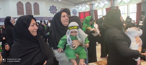 اجتماع شیرخوارگان حسینی در  حسینیه ثارالله شهر یاسوج