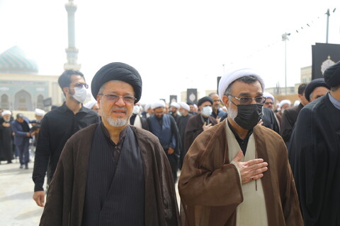 تصاویر / مراسم تشییع پیکر همسر آیت الله اراکی