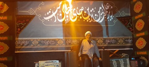 تصاویر/ برگزاری مراسم عزاداری حضرت اباعبدالله الحسین در امامزاده سیداحمد(ع) مرند