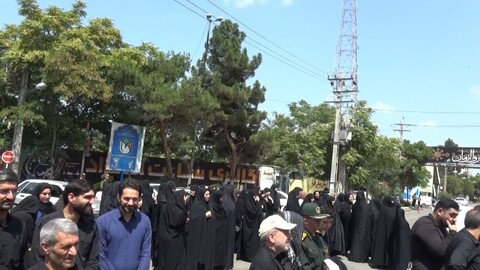 تصاویر/ راهپیمایی پارس آبادی‌ها در محکومیت اهانت به قرآن کریم