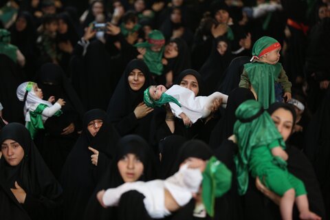 تصاویر/ همایش شیرخوارگان حسینی در مصلی پردیسان