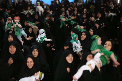 تصاویر/ همایش شیرخوارگان حسینی در مصلی پردیسان