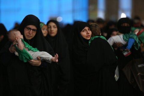 تصاویر/ همایش شیرخوارگان حسینی در مصلی پردیسان