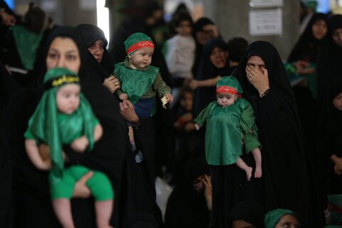 تصاویر/ همایش شیرخوارگان حسینی در مصلی پردیسان