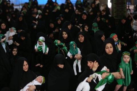 تصاویر/ همایش شیرخوارگان حسینی در مصلی پردیسان