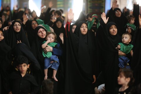 تصاویر/ همایش شیرخوارگان حسینی در مصلی پردیسان