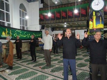 تصاویر/ مراسم عزاداری شب پنجم محرم در الیگودرز