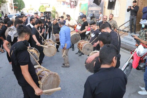مراسم سالروز شهادت شهید عاشوری در چغادک استان بوشهر