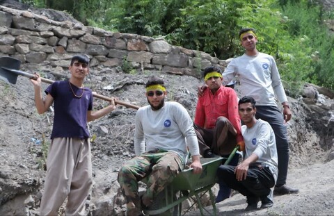 تصاویر/ اردوی جهادی دانشجویان یزدی در روستای کشکک استان گلستان