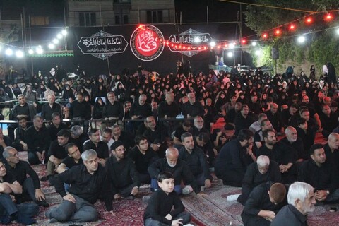 تصاویر/ مراسم عزاداری شب چهارم محرم در مسجد بقیة الله ارومیه