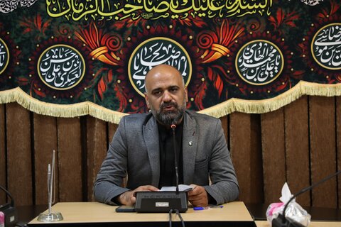 نشست خبری جواد اشعری رئیس شورای هیأت‌های مذهبی استان قم