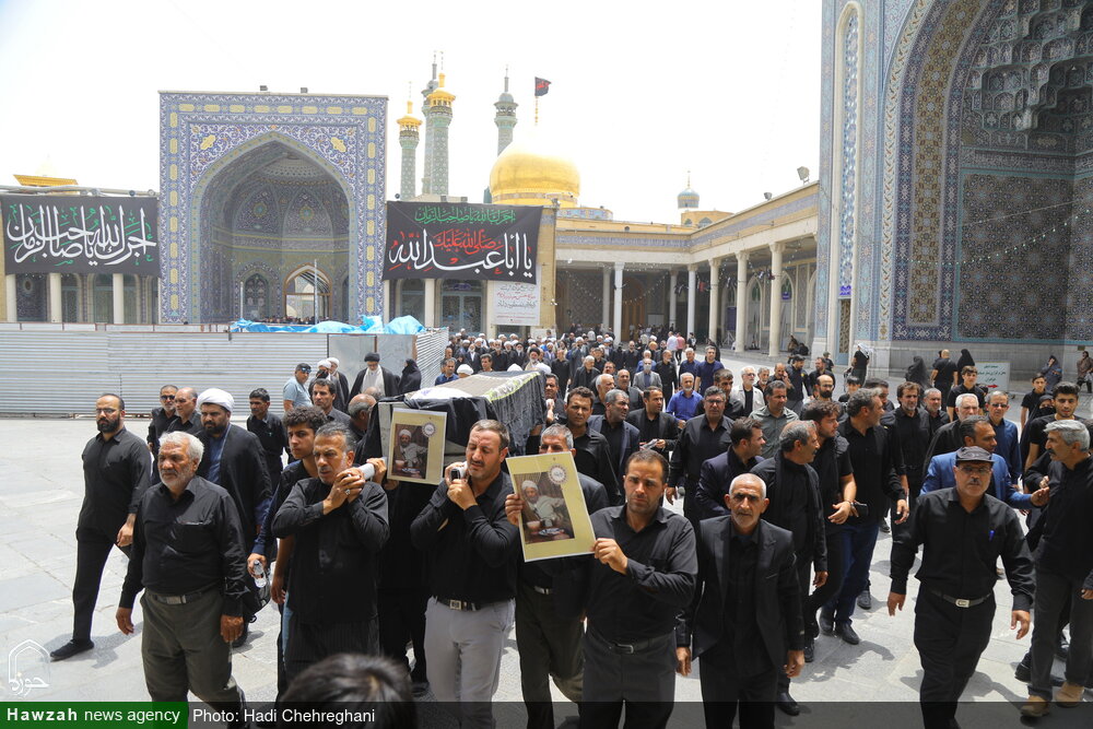 گزارشی از مراسم تشییع و تدفین آیتﷲ صانعی در تهران و قم