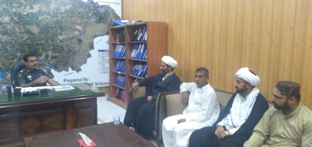 شکار پور؛ ایم ڈبلیو ایم پاکستان کے مرکزی سیکرٹری تنظیم سازی علامہ مقصود علی ڈومکی کی قیادت میں وفد کی ایس ایس پی سے ملاقات