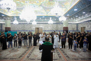 تصاویر/ برگزاری مراسم عزاداری ویژه عرب زبانان در حرم حضرت معصومه(س)
