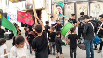 تصاویر/ پنجمین روز مراسم عزاداری هیات محبان الزهرا سلام الله شهرستان تکاب