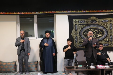 تصاویر| مراسم عزای سید الشهدا با حضور مجموعه قضائی فارس