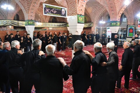 تصاویر/ مراسم عزاداری محرم در مسجد حجتیه خوی