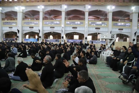 تصاویر/ مراسم عزاداری هیئت رزمندگان اسلام استان در مصلای اعظم امام خمینی (ره) تبریز