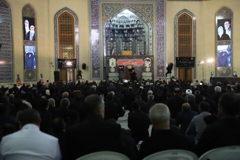 تصاویر/ مراسم عزاداری هیئت رزمندگان اسلام استان در مصلای اعظم امام خمینی (ره) تبریز