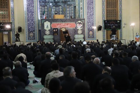 تصاویر/ مراسم عزاداری هیئت رزمندگان اسلام استان در مصلای اعظم امام خمینی (ره) تبریز