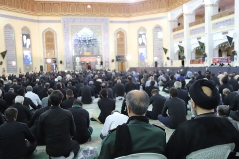 تصاویر/ مراسم عزاداری هیئت رزمندگان اسلام استان در مصلای اعظم امام خمینی (ره) تبریز