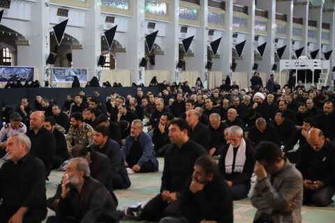 تصاویر/ مراسم عزاداری هیئت رزمندگان اسلام استان در مصلای اعظم امام خمینی (ره) تبریز